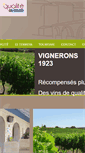 Mobile Screenshot of les-vignerons-du-sommierois.com