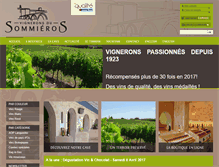 Tablet Screenshot of les-vignerons-du-sommierois.com